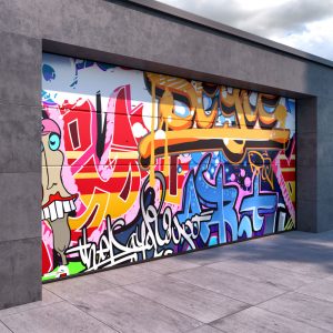 Garážová brána Kružík Individual - Graffiti